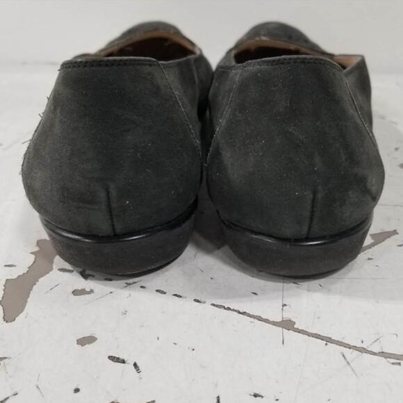 Salvatore Ferragamo Leather Suede Embroidered Flats Size 8 - Picture 5 of 6